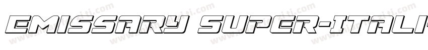 Emissary Super-Itali字体转换